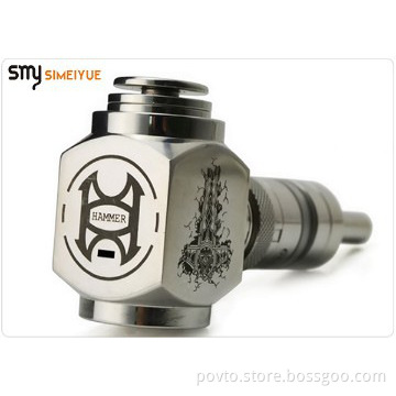 2014 electronic cigarette Stainless steel mechanical Hammer mod